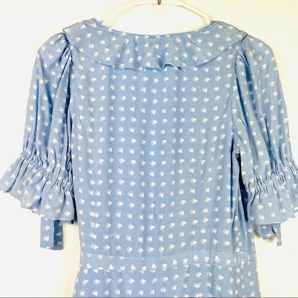 For Love & Lemons Sweetheart Wrap Mini Dress Size S - Picture 8 of 11